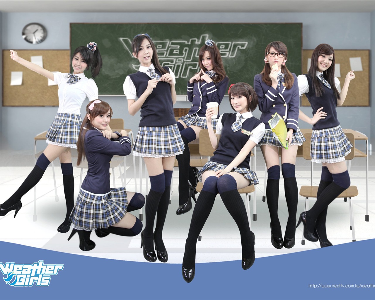 Weather Girls 天氣女孩 高清壁紙 #29 - 1280x1024