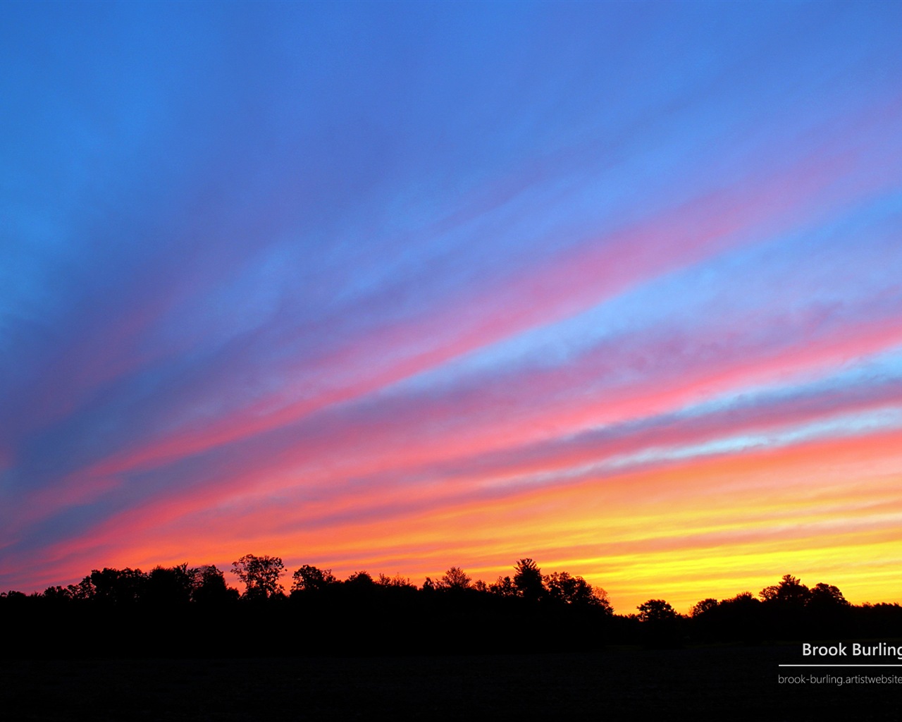 Windows 8 Fondos de pantalla: Painted Skies #5 - 1280x1024