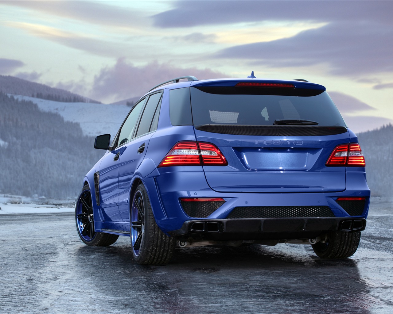 2012 Mercedes-Benz ML 63 AMG Inferno 梅賽德斯-奔馳高清壁紙 #6 - 1280x1024