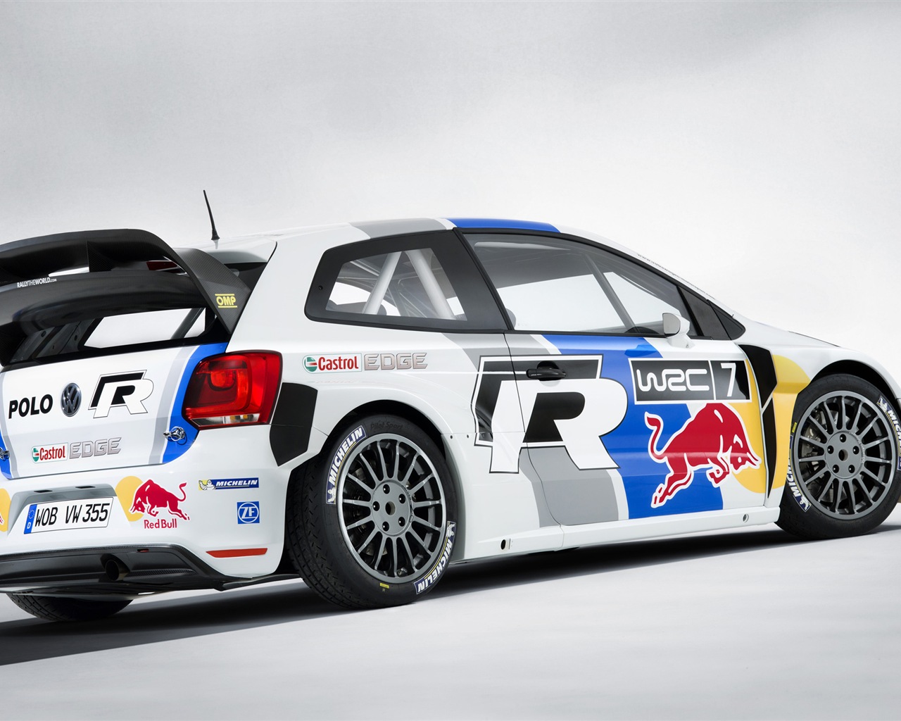 2013 폭스 바겐 폴로 R WRC HD 배경 화면 #2 - 1280x1024