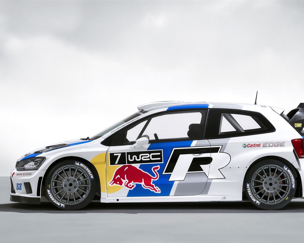 2013 폭스 바겐 폴로 R WRC HD 배경 화면 #5 - 1280x1024