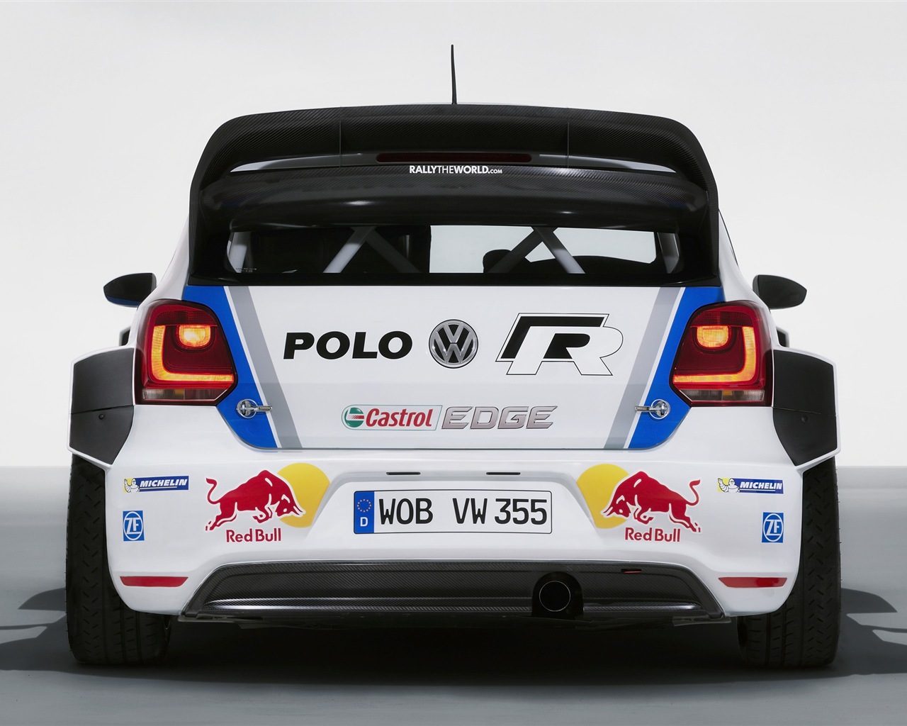 2013 폭스 바겐 폴로 R WRC HD 배경 화면 #6 - 1280x1024