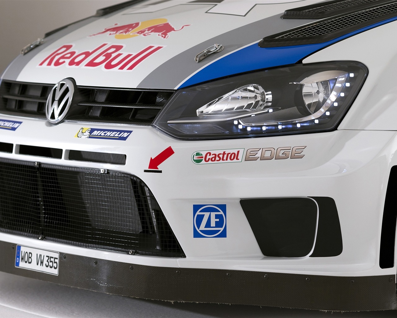 2013 폭스 바겐 폴로 R WRC HD 배경 화면 #7 - 1280x1024
