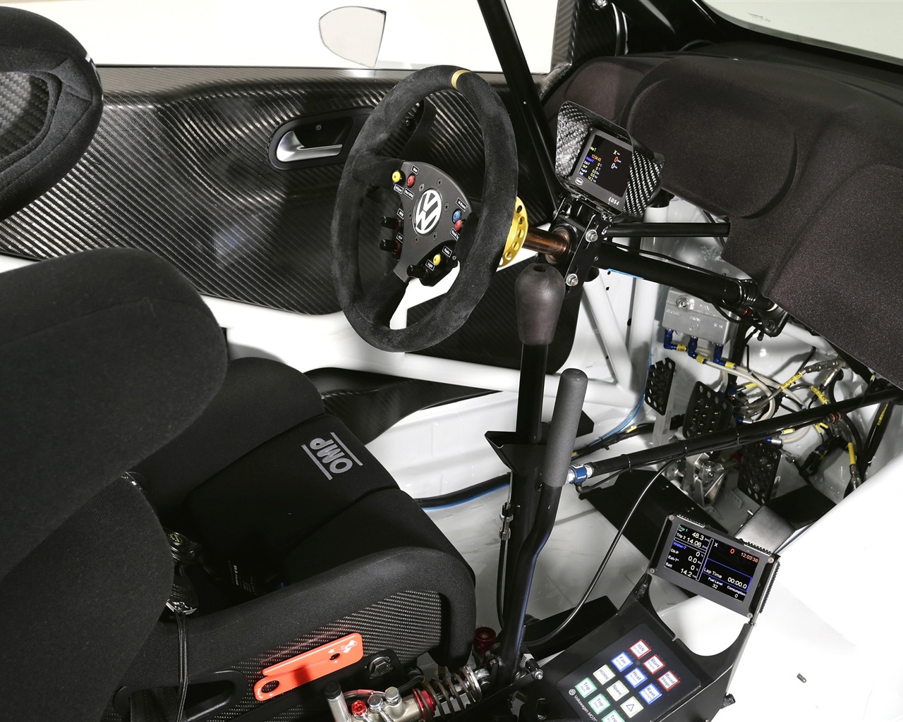 2013 폭스 바겐 폴로 R WRC HD 배경 화면 #13 - 1280x1024