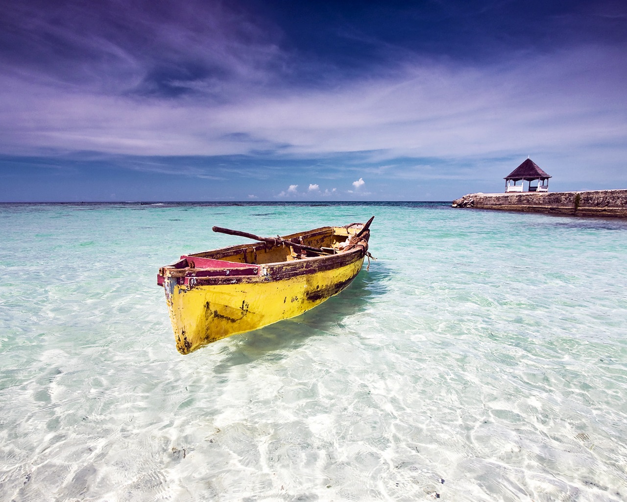 Windows 8 Wallpaper: Caribbean Shores #1 - 1280x1024