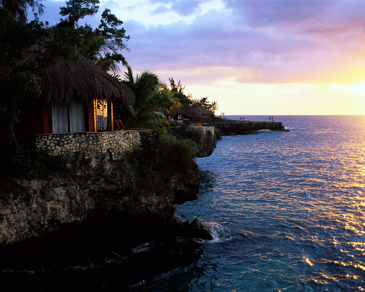 Windows 8 壁纸：加勒比海滨8 - 1280x1024