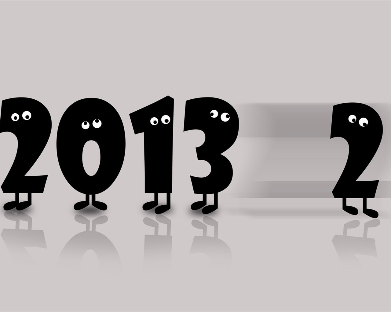 2013 새해 테마 창작 배경 화면 (1) #2 - 1280x1024