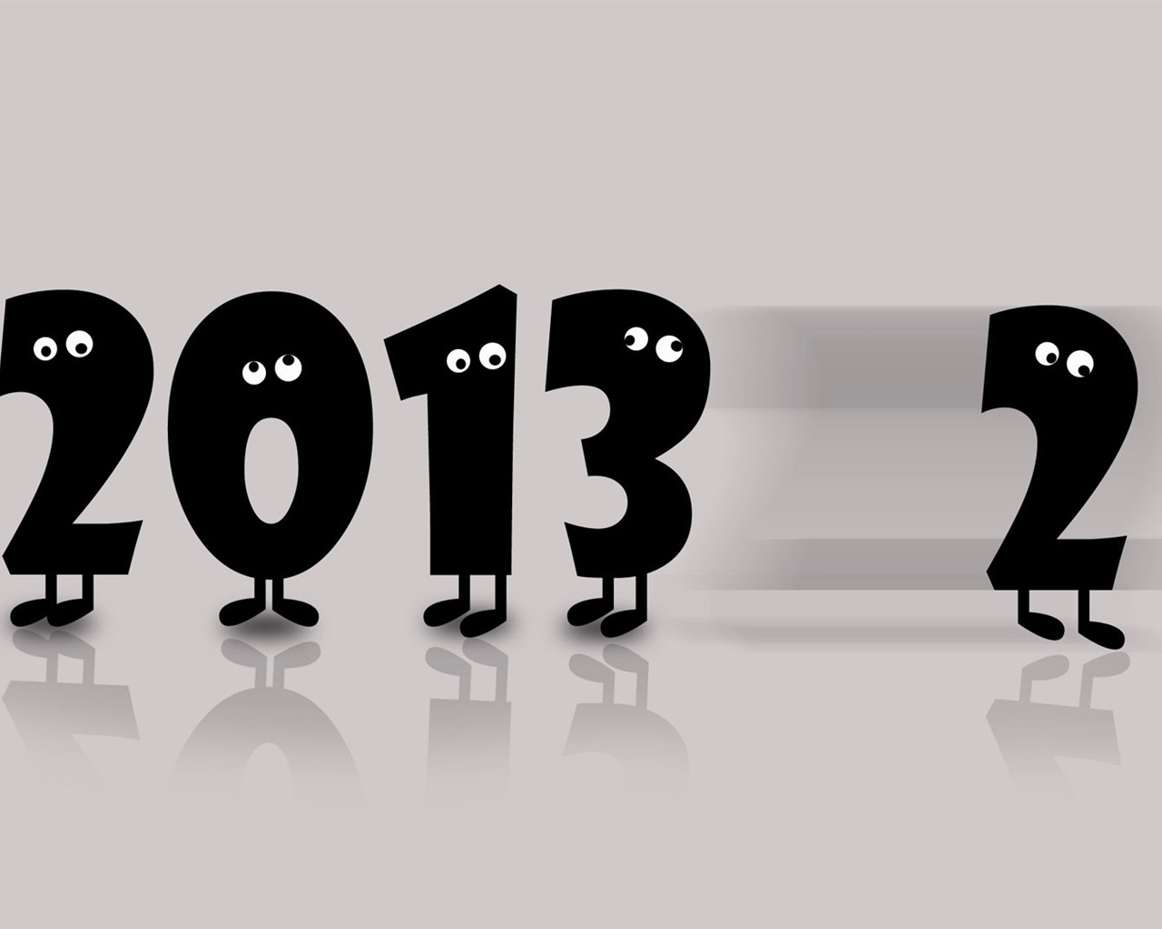 2013 New Year theme creative wallpaper(1) #2 - 1280x1024