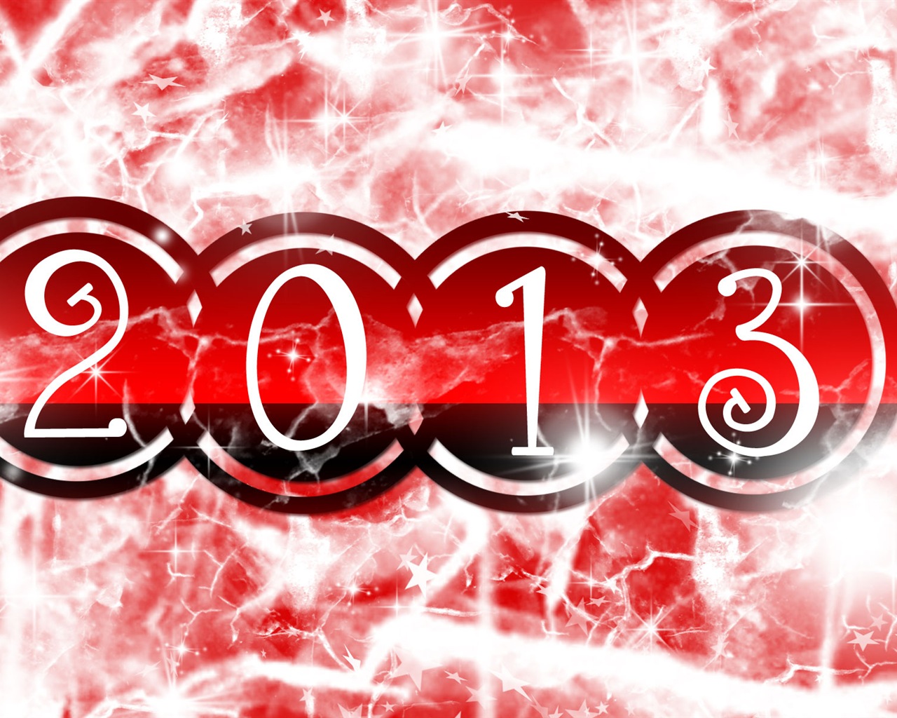 2013 New Year theme creative wallpaper(1) #3 - 1280x1024