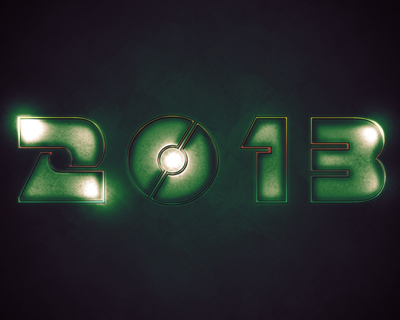 2013 New Year theme creative wallpaper(1) #10 - 1280x1024