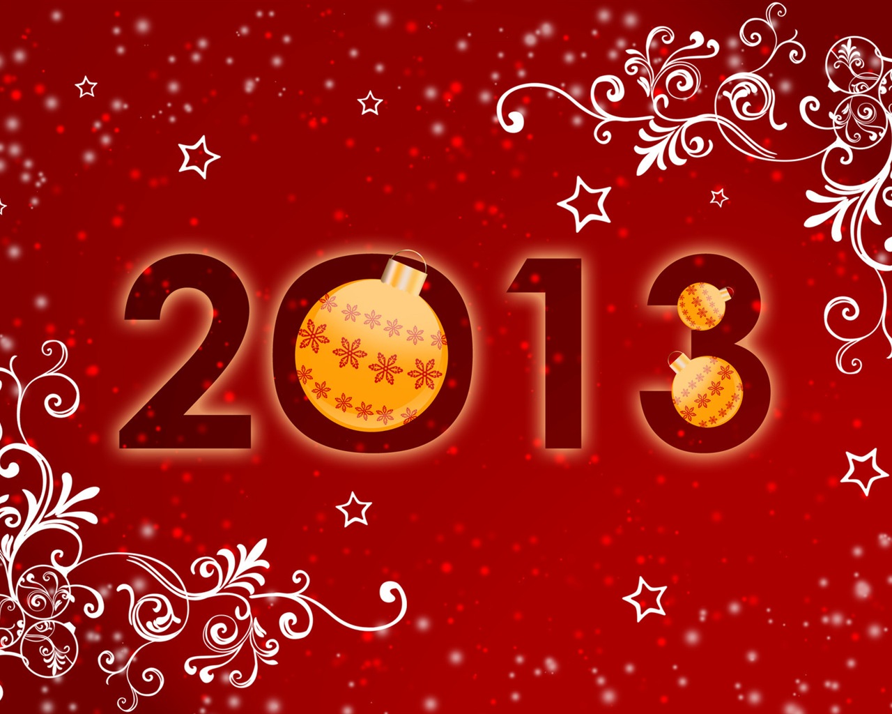 2013 New Year theme creative wallpaper(1) #13 - 1280x1024