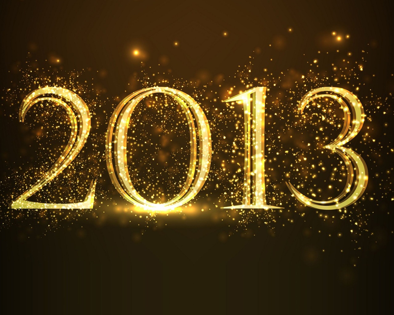 2013 New Year theme creative wallpaper(2) #1 - 1280x1024