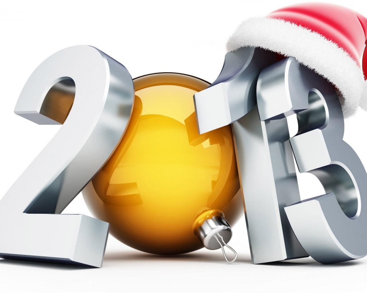 2013 New Year theme creative wallpaper(2) #7 - 1280x1024