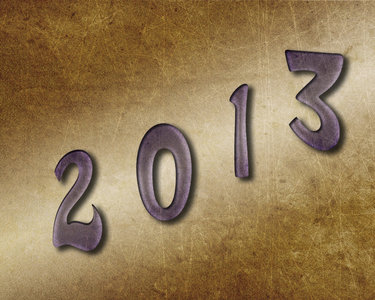 2013 New Year theme creative wallpaper(2) #8 - 1280x1024