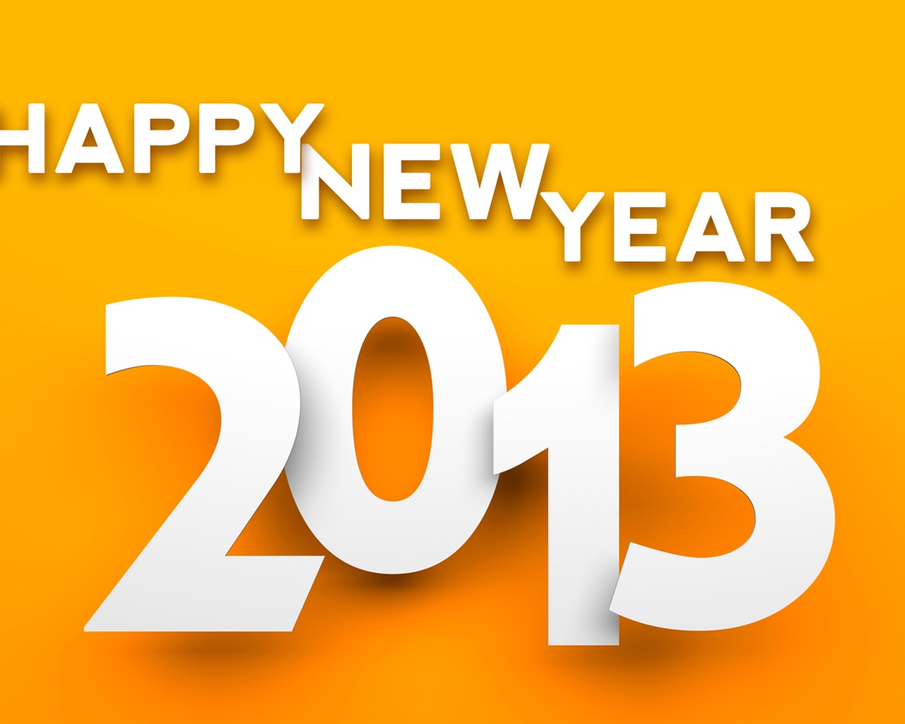 2013 New Year theme creative wallpaper(2) #9 - 1280x1024