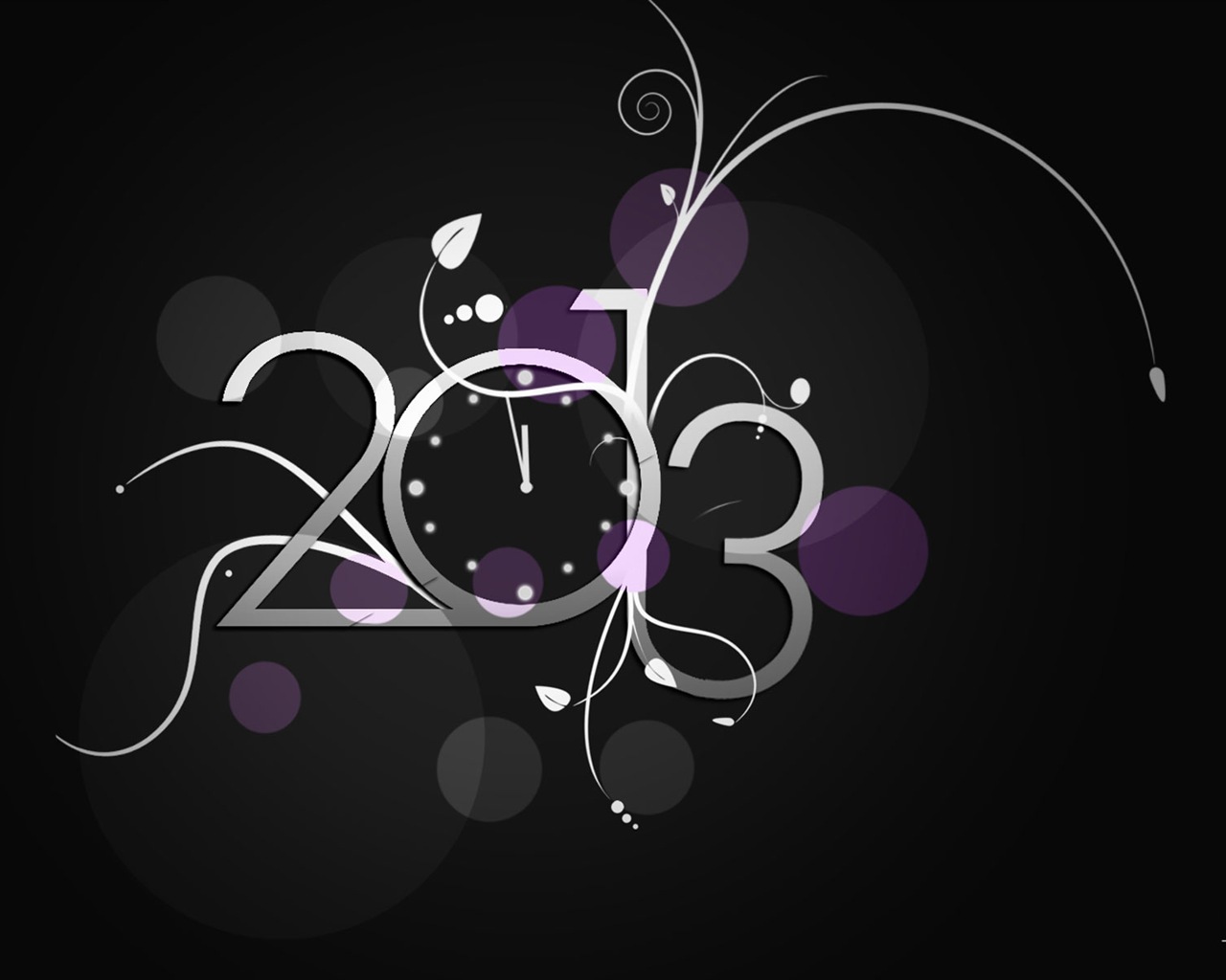 2013 New Year theme creative wallpaper(2) #12 - 1280x1024