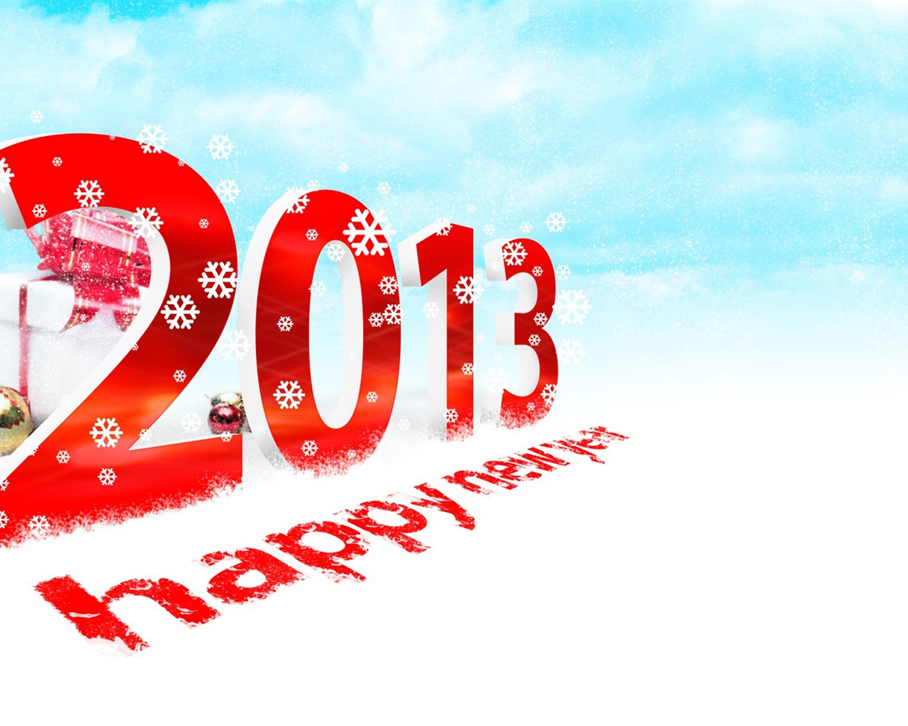 2013 新年主題 創意壁紙(二) #13 - 1280x1024