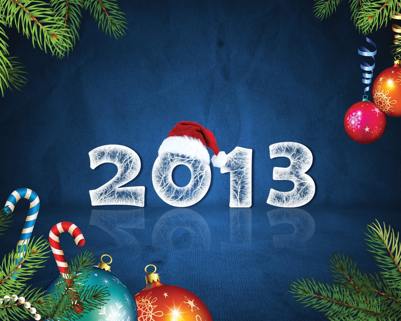 2013 New Year theme creative wallpaper(2) #15 - 1280x1024