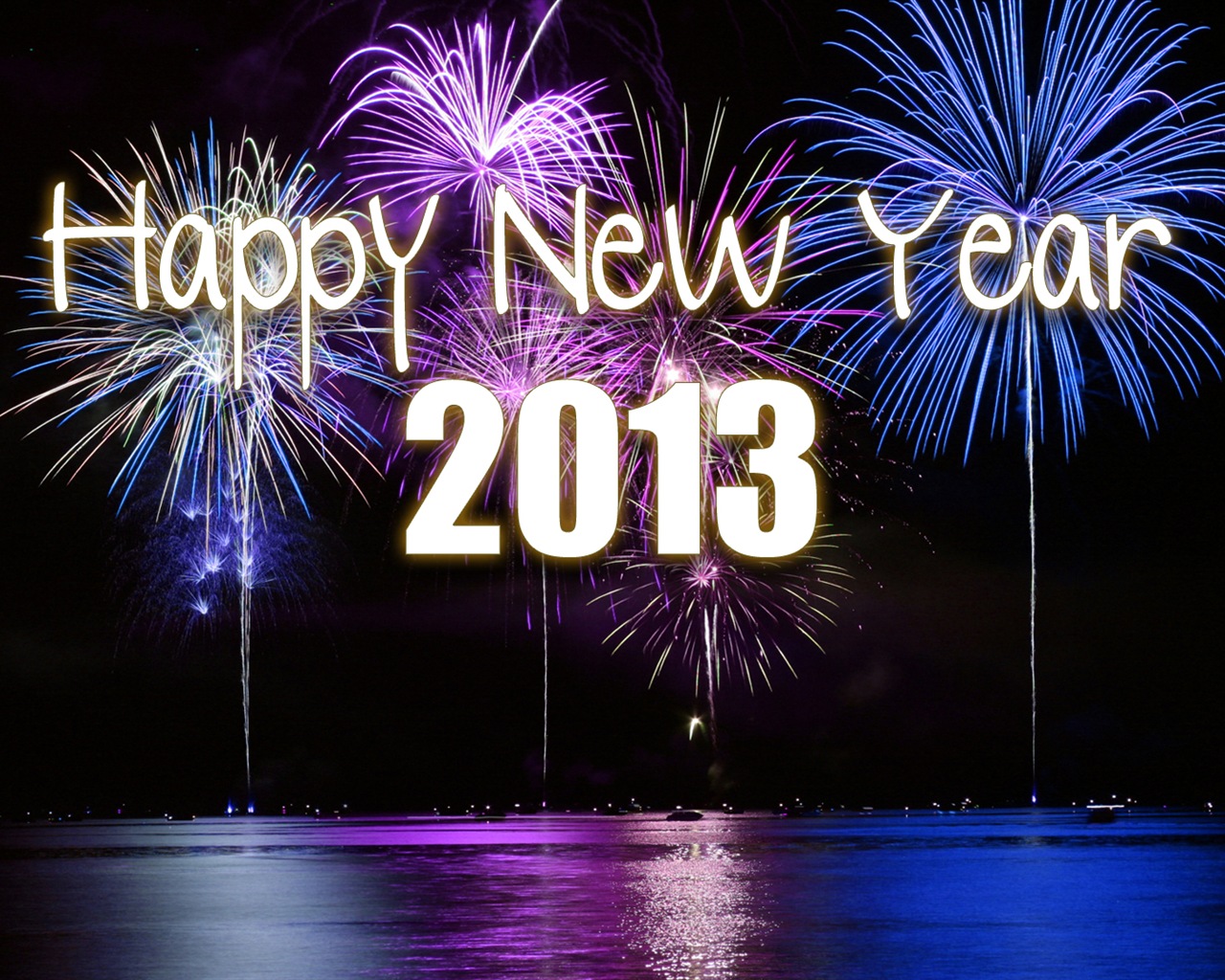 2013 New Year theme creative wallpaper(2) #19 - 1280x1024