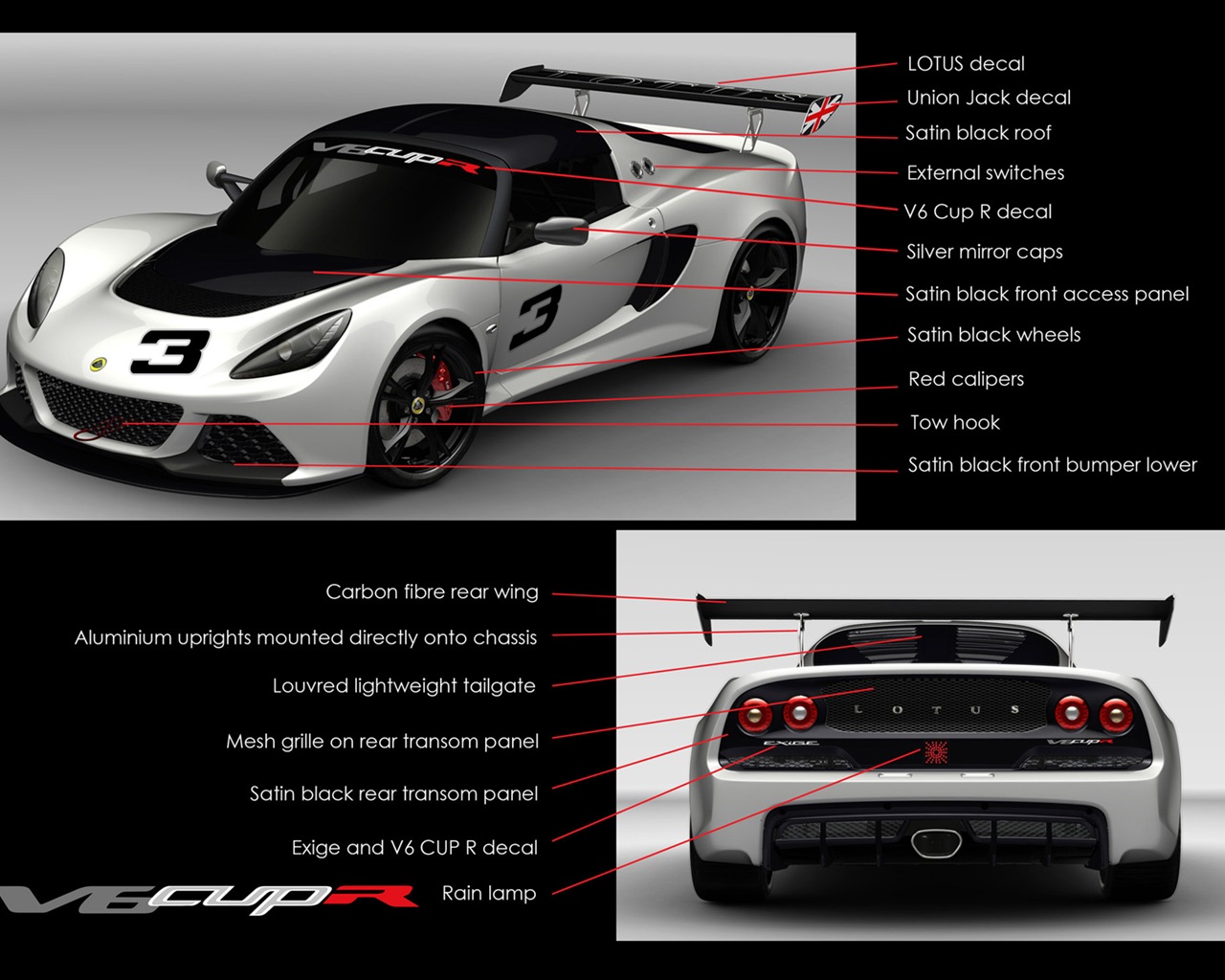 2013 Lotus Exige Cup V6 R HD fonds d'écran #10 - 1280x1024