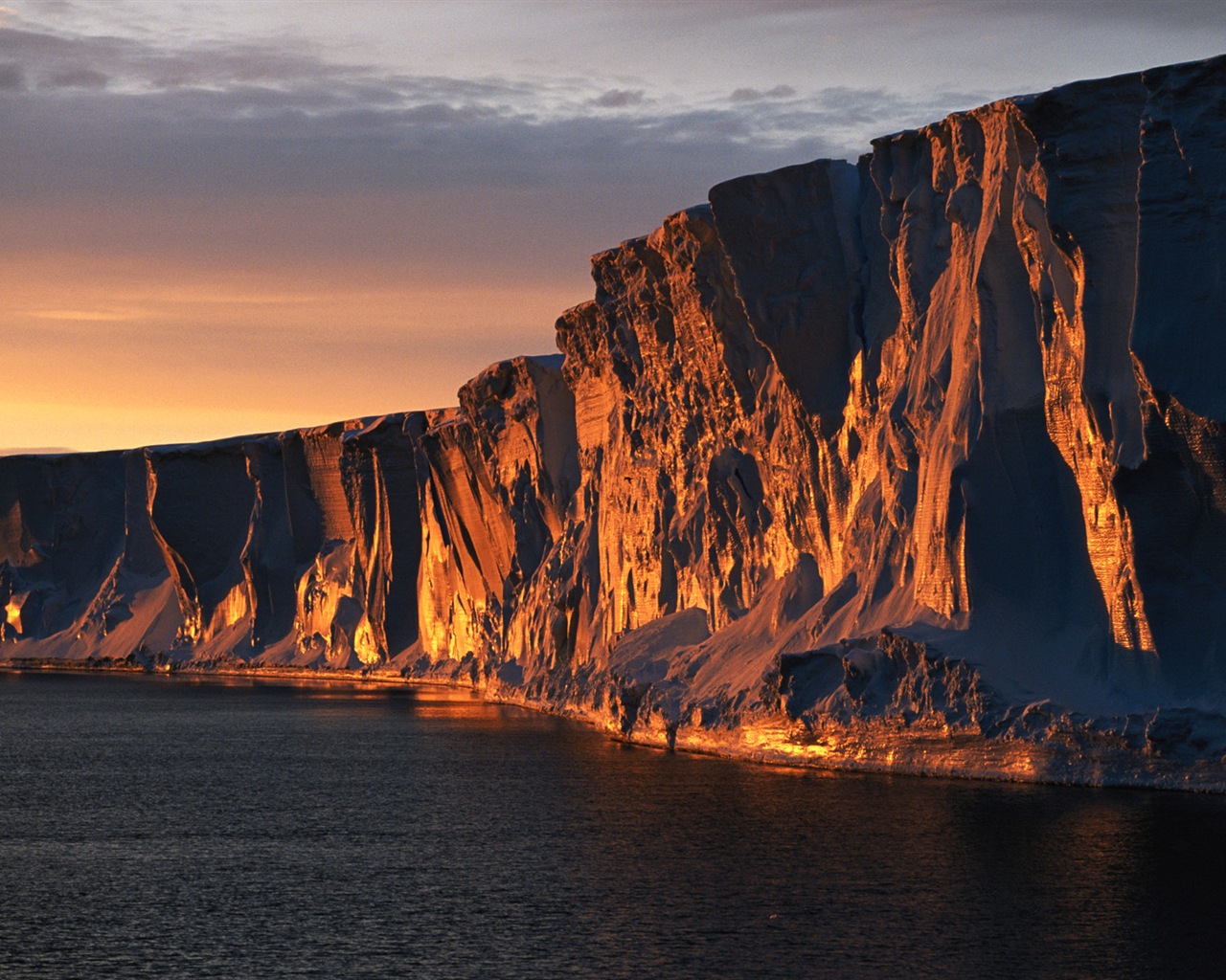 Fonds d'écran Windows 8: l'Antarctique, des paysages de neige, pingouins en Antarctique #2 - 1280x1024