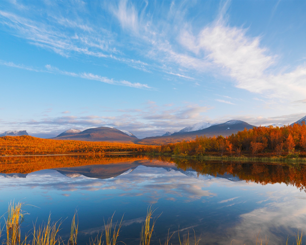 Windowsの8壁紙：北極、自然生態系の風景、北極の動物たち #5 - 1280x1024