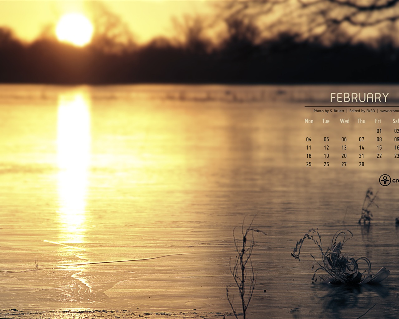 February 2013 Calendar wallpaper (2) #20 - 1280x1024