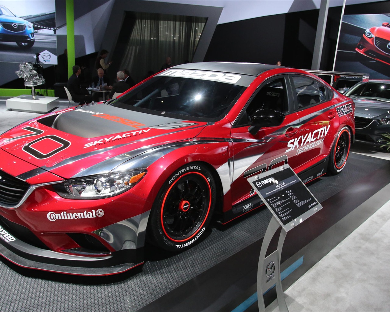 2013マツダ6 SKYACTIV-DのレースカーのHDの壁紙 #1 - 1280x1024