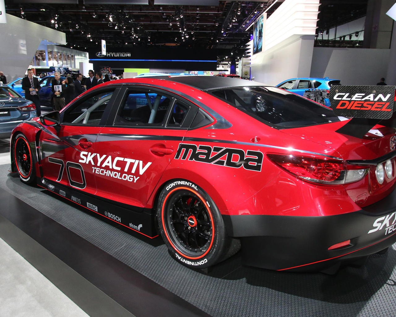 2013 Mazda 6 Skyactiv-D race car 马自达 高清壁纸3 - 1280x1024