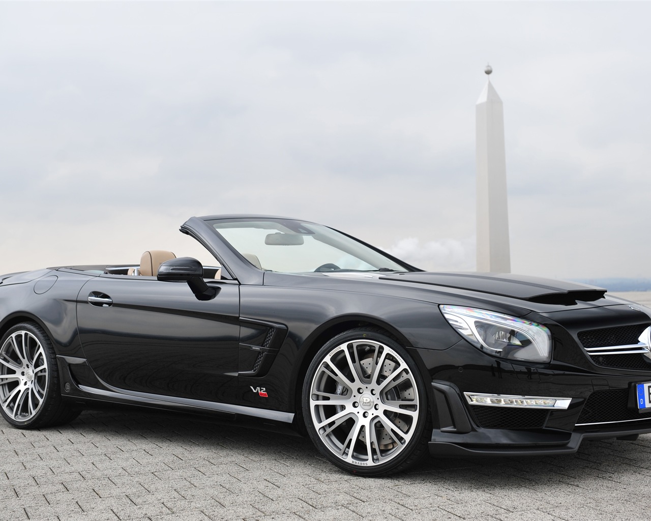 2013 Brabus 800 로드스터 HD 배경 화면 #1 - 1280x1024