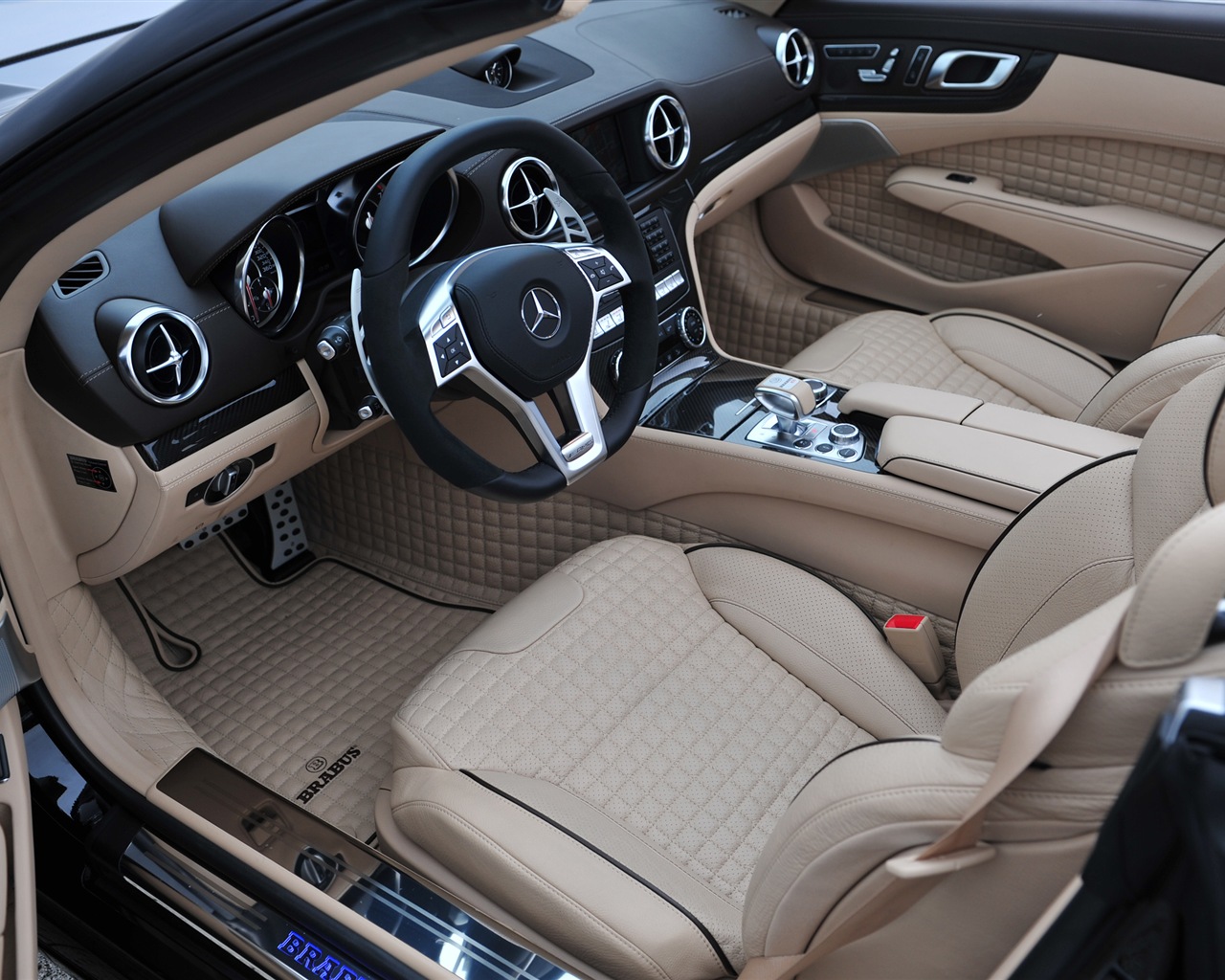 2013 Brabus 800 Roadster 博速 跑車高清壁紙 #18 - 1280x1024