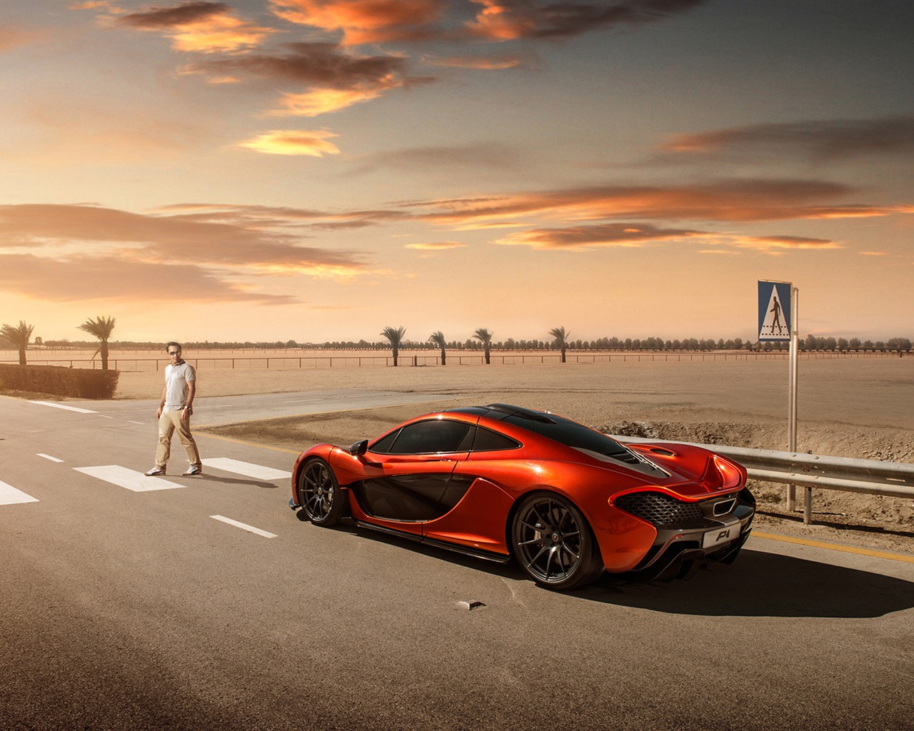 2013 McLaren P1 supercar 迈凯轮P1 超级跑车高清壁纸5 - 1280x1024