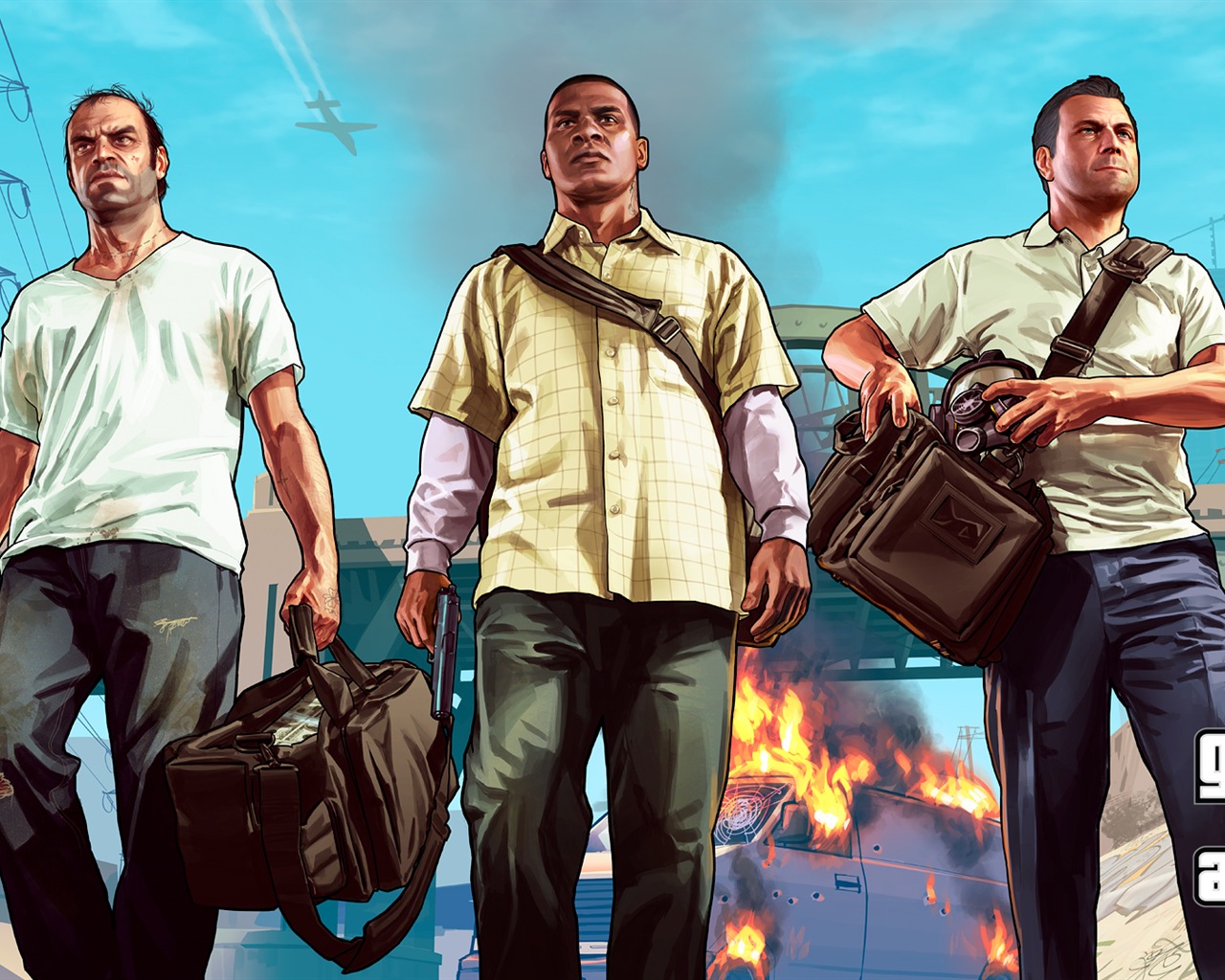 Grand Theft Auto V 俠盜獵車手5 高清遊戲壁紙 #1 - 1280x1024