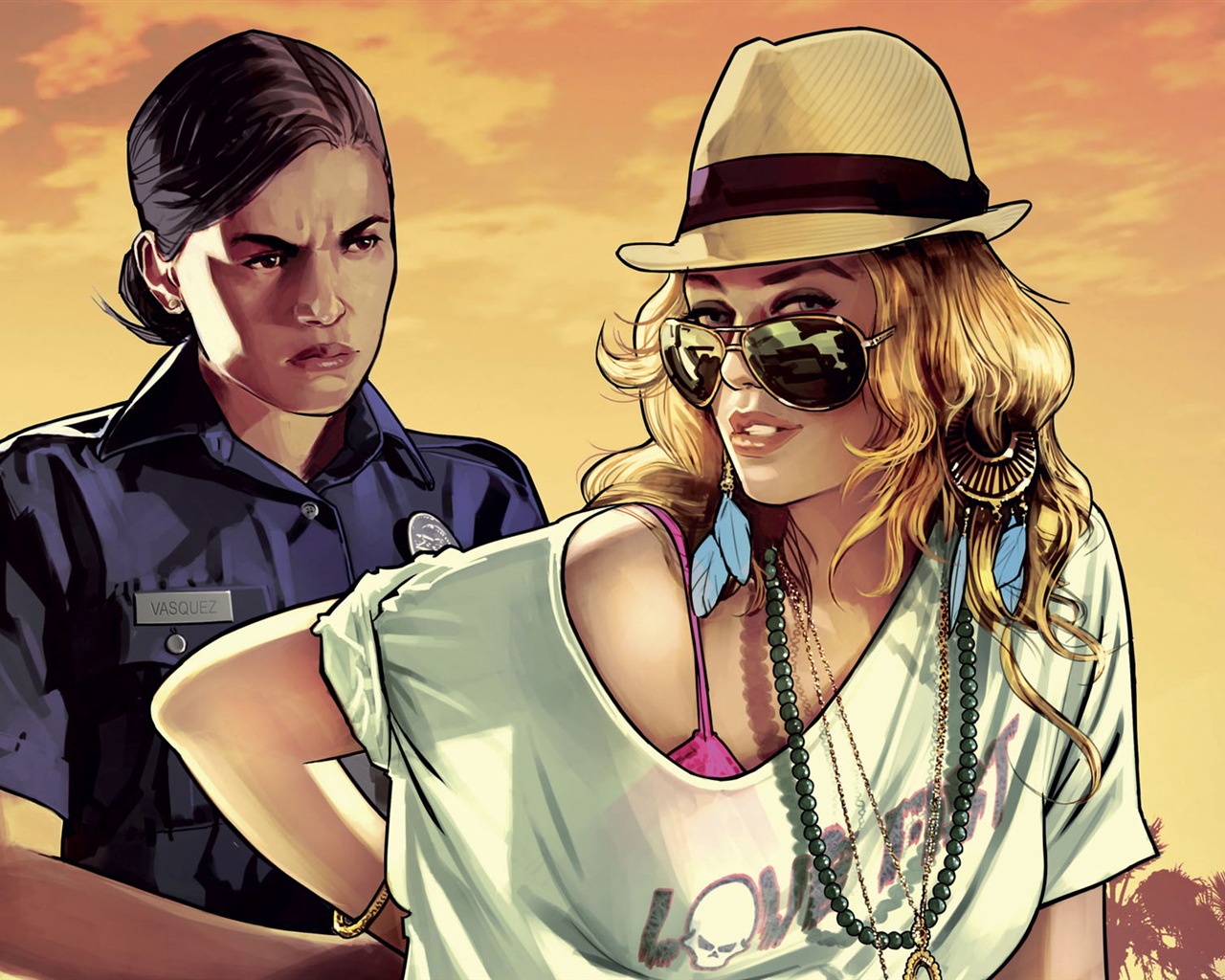 Grand Theft Auto V 俠盜獵車手5 高清遊戲壁紙 #4 - 1280x1024
