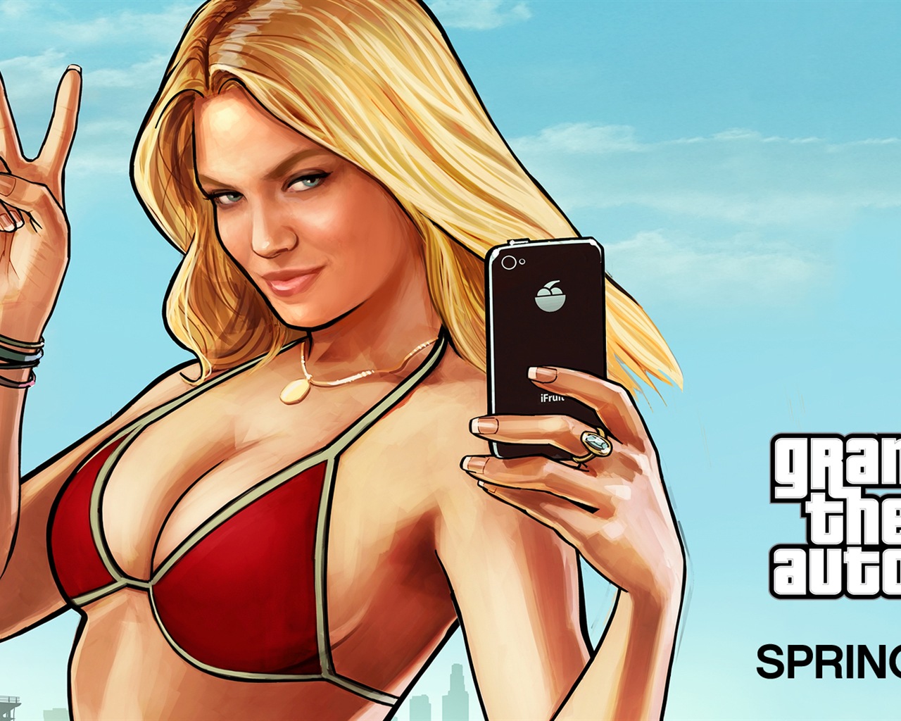 Grand Theft Auto V 俠盜獵車手5 高清遊戲壁紙 #5 - 1280x1024
