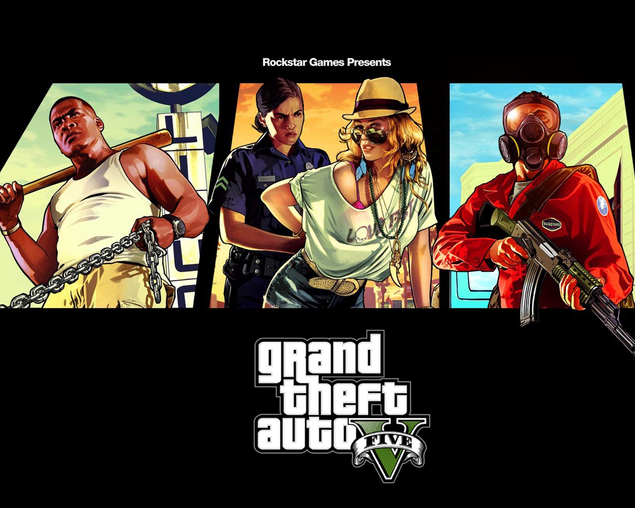 Grand Theft Auto V 俠盜獵車手5 高清遊戲壁紙 #6 - 1280x1024