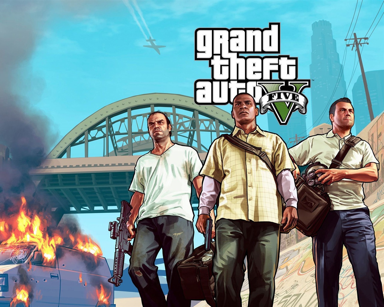Grand Theft Auto V 俠盜獵車手5 高清遊戲壁紙 #7 - 1280x1024