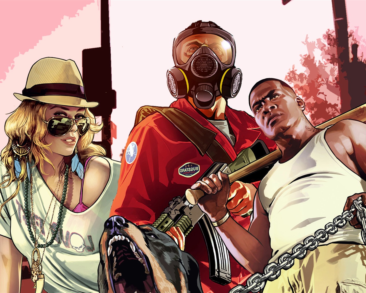 Grand Theft Auto V 俠盜獵車手5 高清遊戲壁紙 #12 - 1280x1024