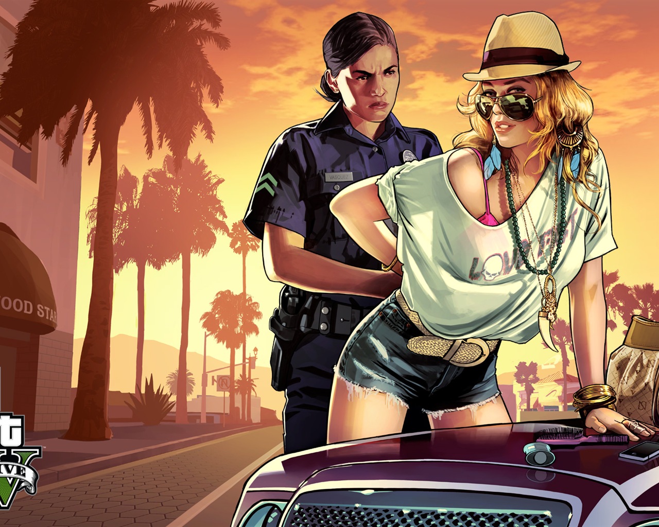 Grand Theft Auto V 俠盜獵車手5 高清遊戲壁紙 #18 - 1280x1024