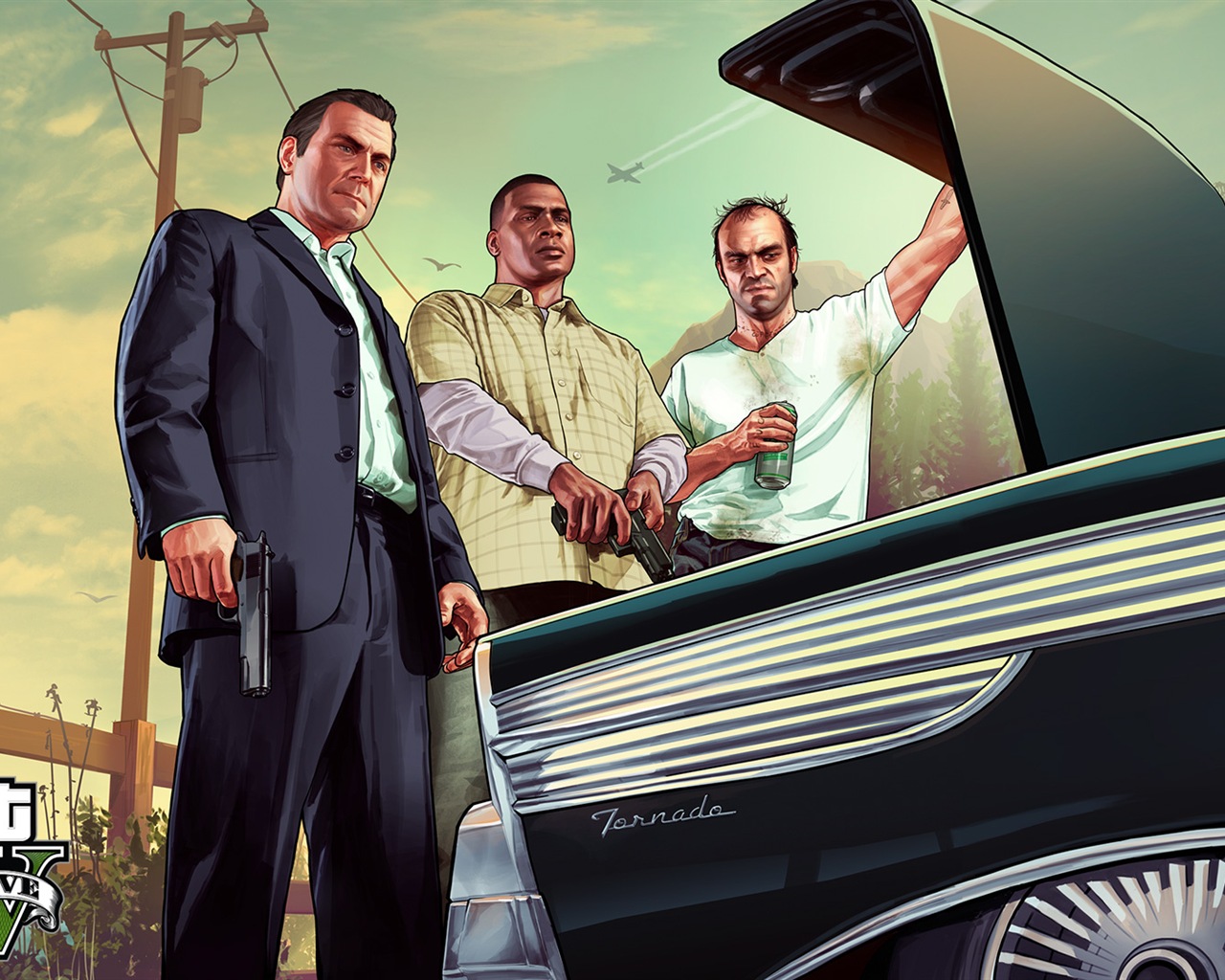 Grand Theft Auto V 俠盜獵車手5 高清遊戲壁紙 #20 - 1280x1024