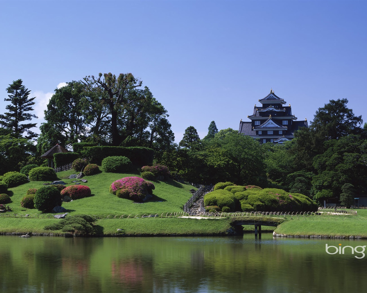 Microsoft Bing écran HD: Japonais papier peint thème du paysage #15 - 1280x1024