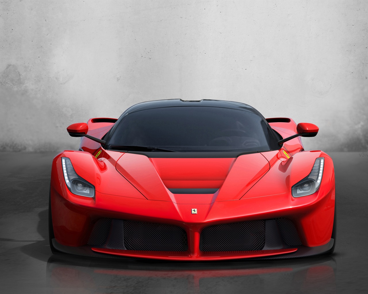 2013 Ferrari LaFerrari 法拉利LaFerrari红色超级跑车高清壁纸3 - 1280x1024