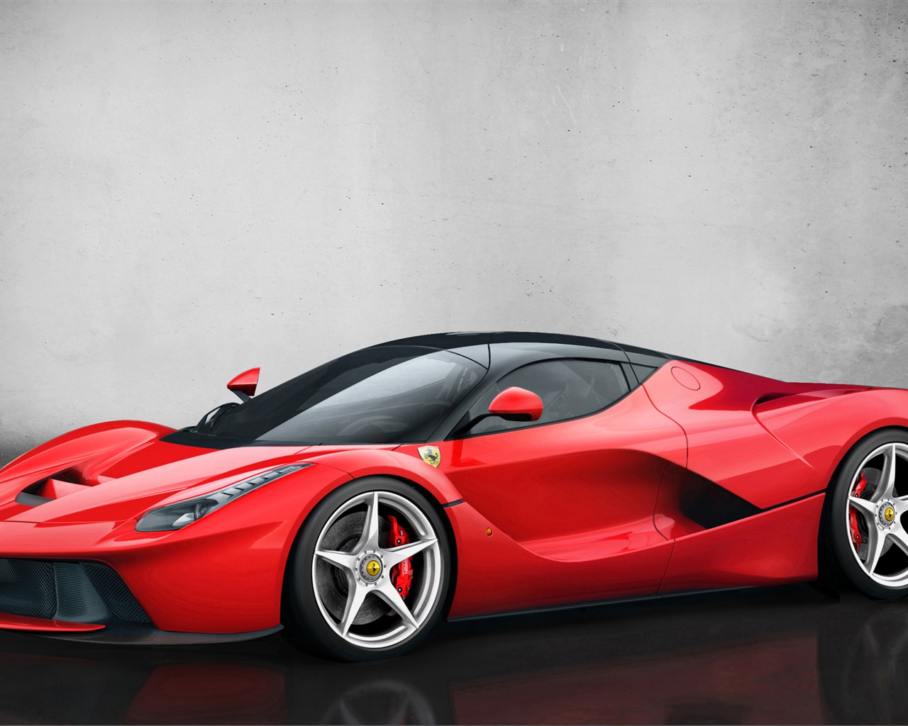 2013 Ferrari LaFerrari red supercar HD wallpapers #7 - 1280x1024
