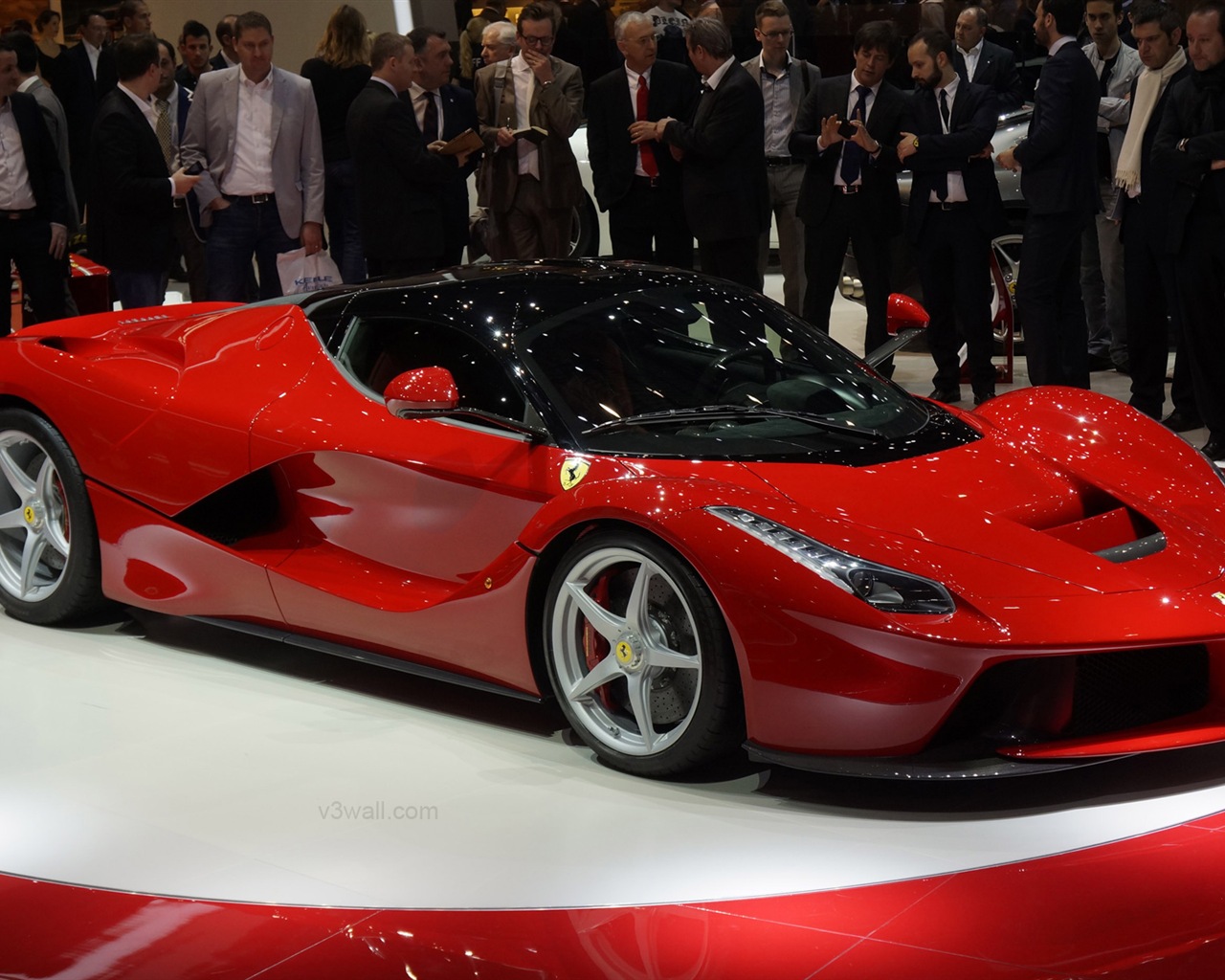 2013 Ferrari LaFerrari 法拉利LaFerrari红色超级跑车高清壁纸13 - 1280x1024