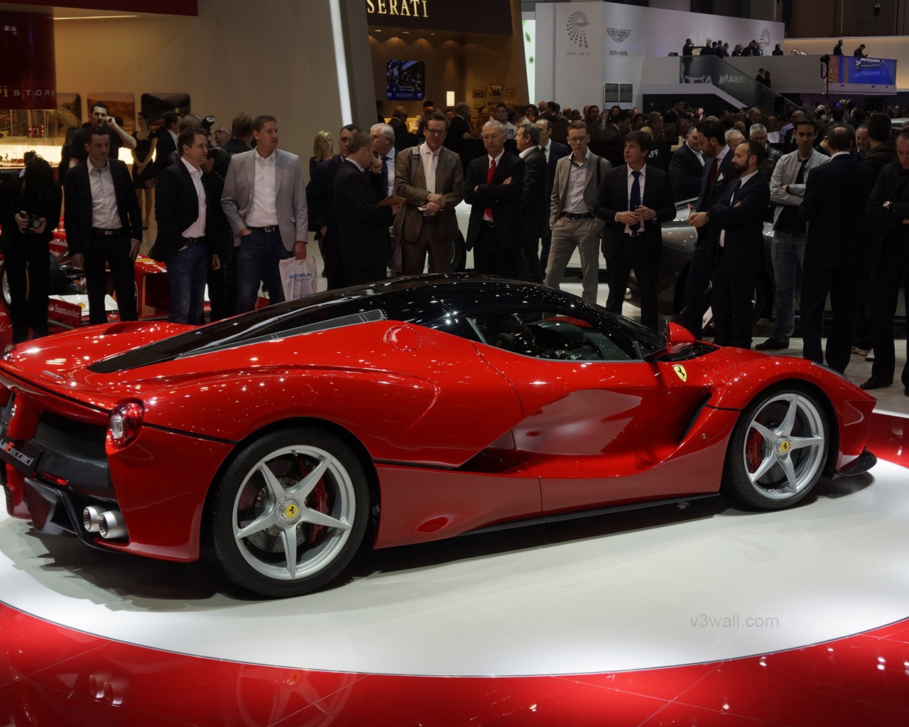 2013 Ferrari LaFerrari red supercar HD Wallpaper #14 - 1280x1024