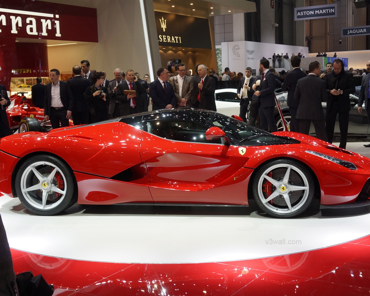 2013 Ferrari LaFerrari 法拉利LaFerrari紅色超級跑車高清壁紙 #15 - 1280x1024