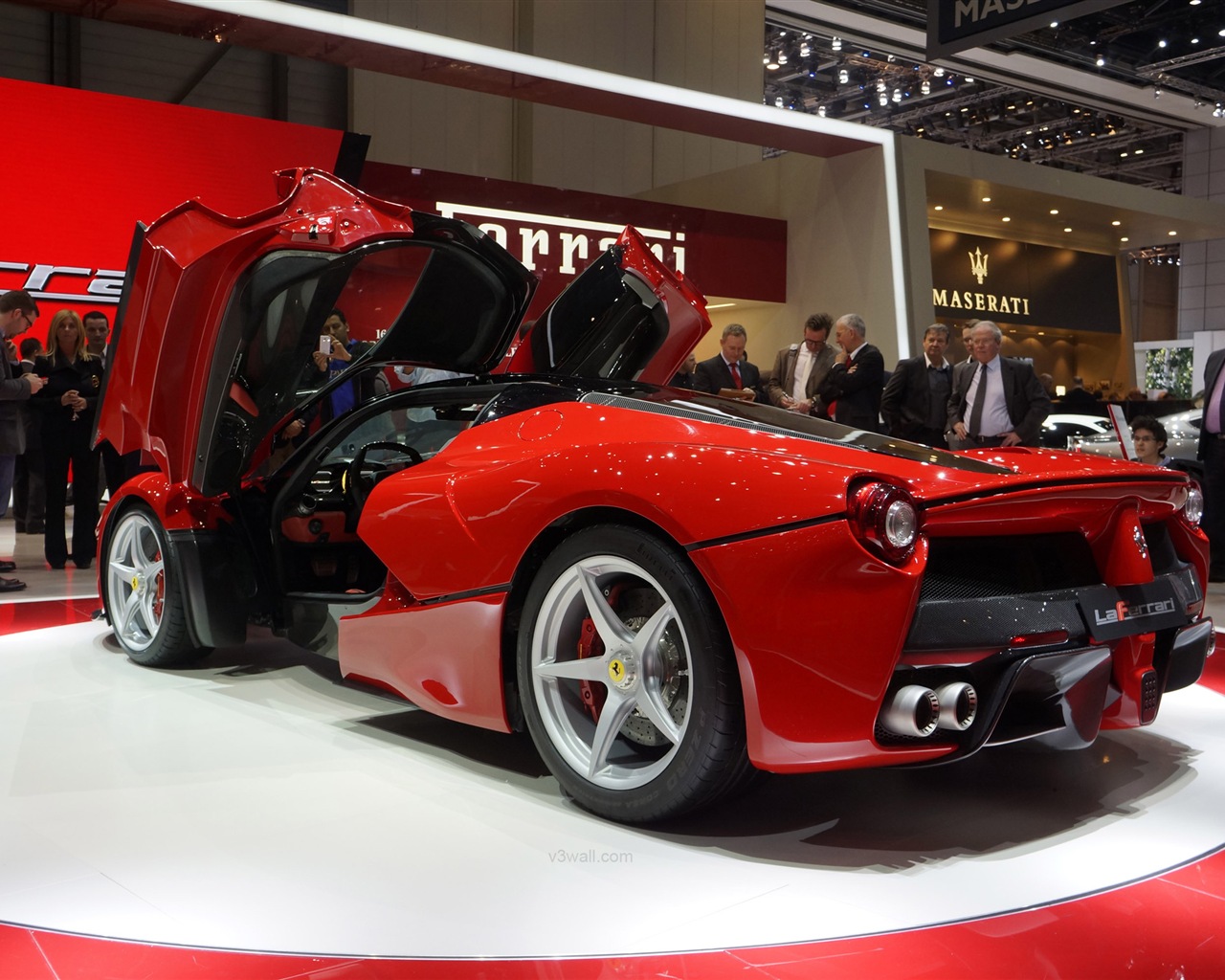 2013 Ferrari LaFerrari red supercar HD wallpapers #17 - 1280x1024
