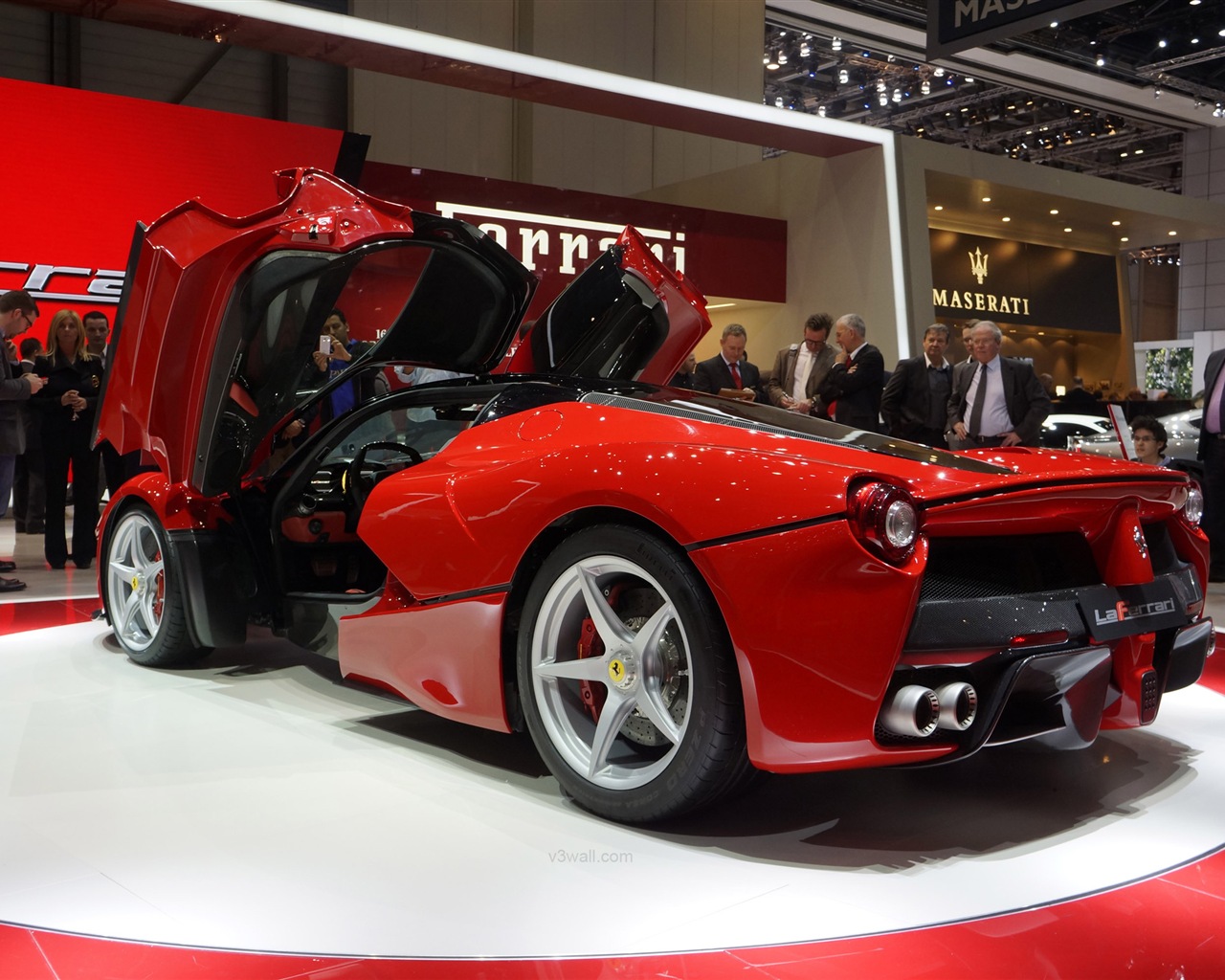 2013 Ferrari LaFerrari 法拉利LaFerrari红色超级跑车高清壁纸17 - 1280x1024