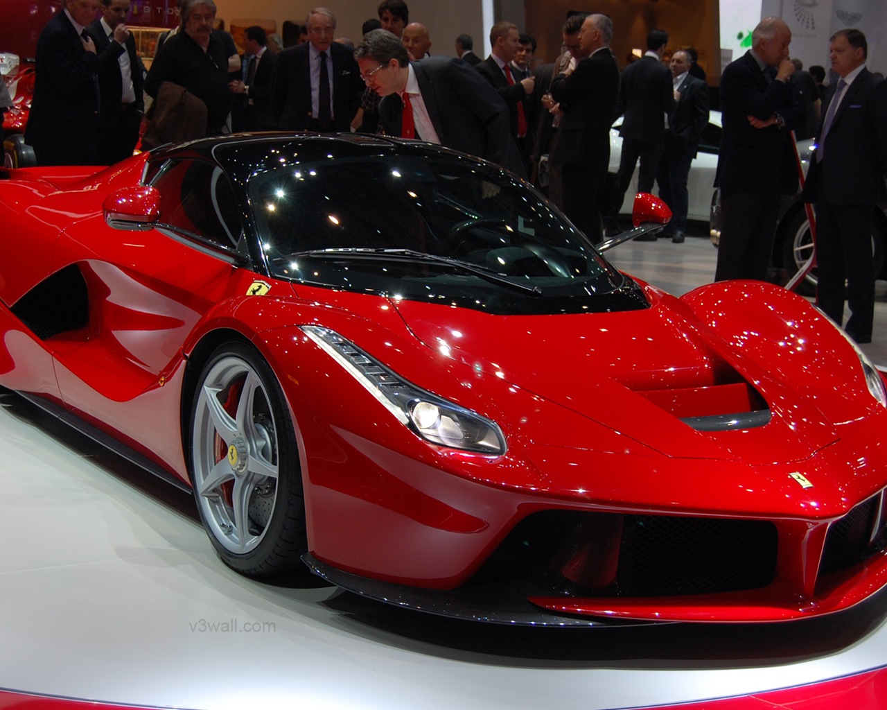 2013 Ferrari LaFerrari 法拉利LaFerrari红色超级跑车高清壁纸19 - 1280x1024