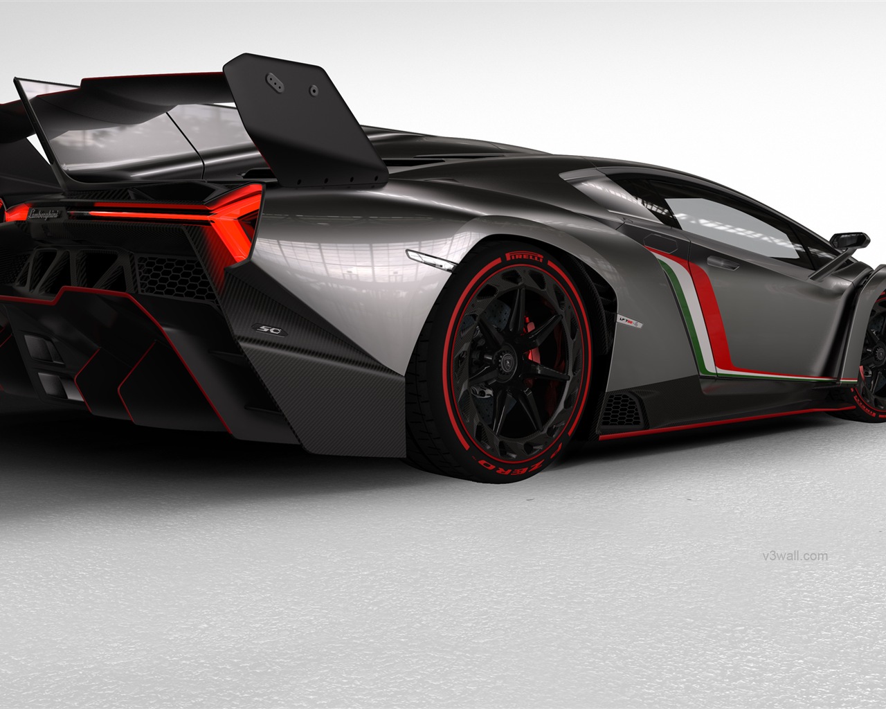 2013 Lamborghini Veneno 蘭博基尼Veneno豪華超級跑車高清壁紙 #2 - 1280x1024